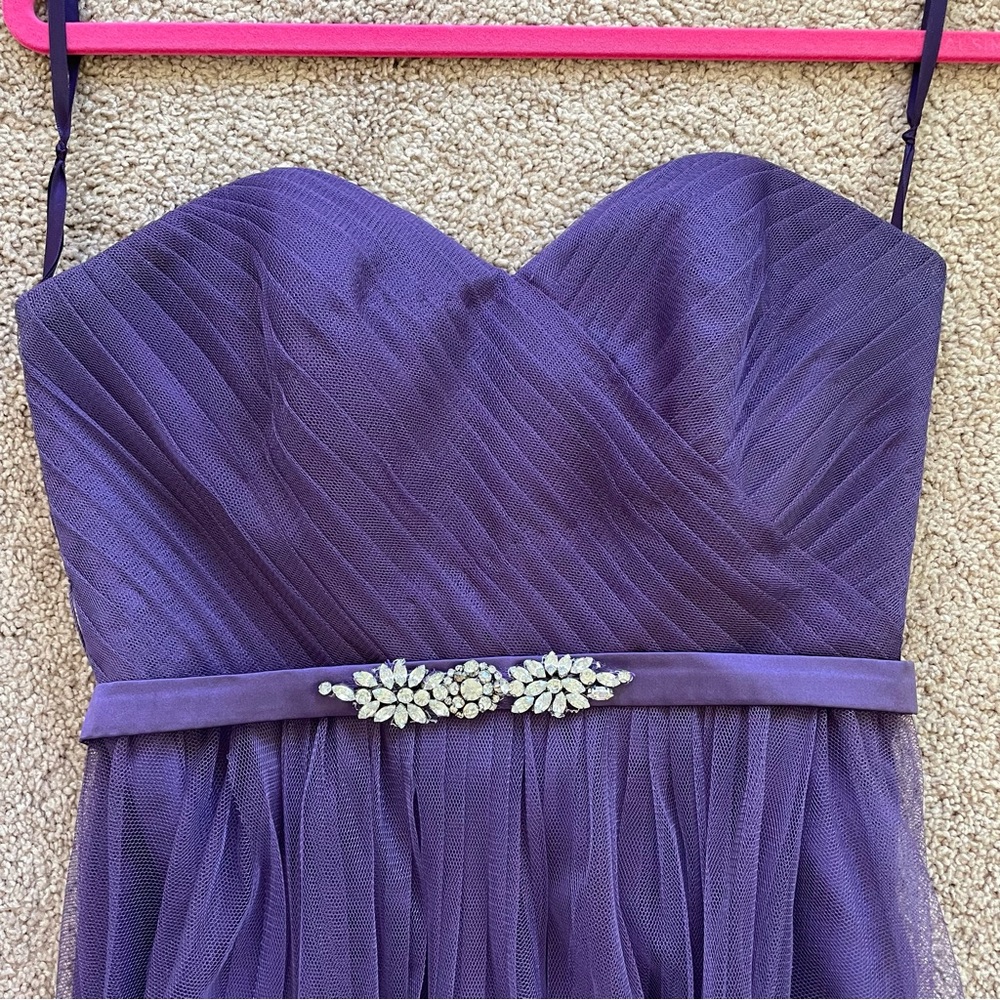 Allure Bridals Purple Bridesmaid Dress